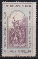 Hungary 1896 Poster Stamp National Exhibition MNH - Ongebruikt