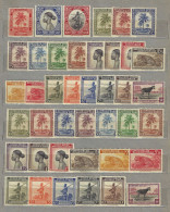 (S0231) BELGIAN CONGO, 1942-1943 (Pictorial Issue). Complete Set. Mi ## 204-244. MNH** - Neufs
