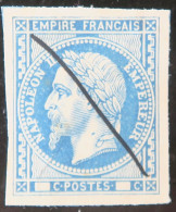 LP3137/698 - NAPOLEON III - ESSAI En Bleu Sans Valeur - NEUF(*) Barré - Aucun Pelurage - Essais, Non-émis & Vignettes Expérimentales