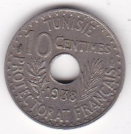 Protectorat Français 10 Centimes 1938 , En Cupro Nickel , Lec# 115 - Tunisia