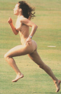 Sheila Nicholls Famous Female 1988 Cricket Streaker Cartwheel Postcard - Cricket