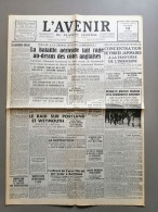 Journal L'Avenir-la Dépêche Du 13 Aout 1940 "La Bataille Aérienne Fait Rage Au-dessus Des Côtes Anglaises" - Allgemeine Literatur