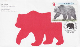 1997. CANADA. $ 8 Grizzly. Beautiful Bear FDC. - JF533595 - Lettres & Documents