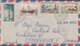 1961. SAINT-PIERRE-MIQUELON. Fine AIR MAIL Cover To Zoologisk Have, København, Danmark With 1 F Fish, 10 F... - JF440832 - Lettres & Documents