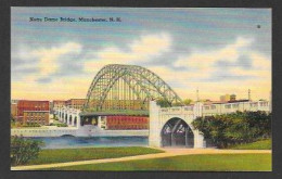 Queen City Manchester - C.P.A. Notre Dame Bridge, Built In 1937 - Pont Notre Dame - By Tichnor Bros - Manchester