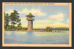 Lake Winnipesaukee  New Hampshire - C.P.A. Spindle Point Observatory, The Weirs - By Tichnor Bros - Manchester