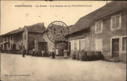 67 - CHATENOIS - La Poste, Les Caves De A Fraternelle, Caisse Nationale D'épargne, Oblitération De Bougie En Algérie - Chatenois