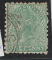 South Australia   1876    SG  175a   1d P 13     Fine Used   - Gebraucht