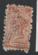 South Australia  1883  SG  191  1/2d    P 13  Fine Used  - Oblitérés