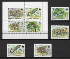 Bulgaria 1989 MiNr. 3741 - 3744 Bulgarien Mammals, Bats, WWF 4v + M/sh MNH ** 7.00 € - Fledermäuse