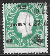 Macau – 1892 King Luiz Surcharged 2 1/2 Over 10 Réis Used Stamp - Used Stamps