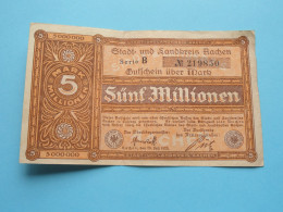 1922 / 1923 Reichsbanknote BERLIN Und AACHEN ( Voir / See > Scans ) Circuler > 7 Stück ! - A Identificar