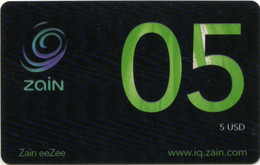 Iraq Zain Recharge Card 5 USD - Irak