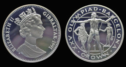 Gibraltar 1 Crown 1992- Olympic Games 1992 In Barcelona - Gibraltar