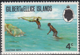 GILBERT AND ELLICE ISL.  SCOTT NO 176  MINT HINGED  YEAR  1971 - Gilbert- En Ellice-eilanden (...-1979)