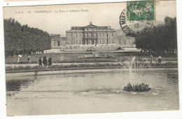 CPA, D.13 , N°45, Marseille , Le Parc  Et Château Borély - Animée ,Ed. S.A.P.. 1913 - Parks