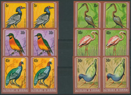 République Du Burundi (1979) - N°838M/R Série De 6 Oiseaux En Paire Non Dentelé ! Cote 4000 Euros. Rare. - Unused Stamps