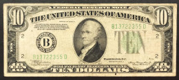 Usa U.s.a. 10 Dollars 1934 Lotto 4556 - United States Notes (1928-1953)