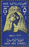 EGYPT 1963 UNESCO. Campaign For Preservation Of Nubian Monuments - 5m. Queen Nefertari FU - Gebruikt