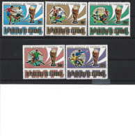 1974 BURUNDI 612-16 + PA 319-21 ** Football, Munich 74, Coupe Du Monde, Série Complète - Unused Stamps