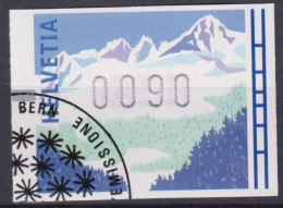 1996 Schweiz ET, Mi:CH AT10, Yt:CH D14, Zum:CH AT14, Winter - Automatenmarken