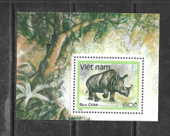 VIETNAM 1988 RHINOCEROS  YVERT N°B42 NEUF MNH** - Rhinozerosse