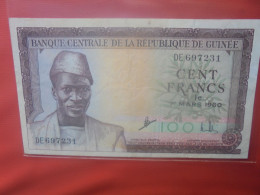 GUINEE 100 FRANCS 1960 Circuler (B.29) - Guinee