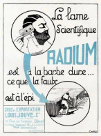 La Lame Scientifique Radium Barbe Rasoir Epi (Photo) - Objetos
