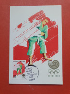 Corée - Carte Maximum En 1986 - Jeux Olympiques - Le Judo  - Réf 1066 - Korea, South