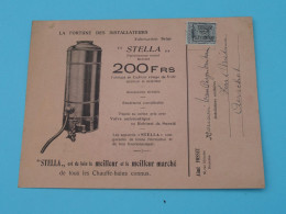 Aimé FOSSET Bruxelles " STELLA " Fabrique ( See / Voir SCANS ) Carte PUBLI > 1922 > Aerschot ! - Old Professions