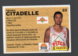 (Basket) Image PANINI 1994 N°23 TEDDY CITADELLE(PPP42671H) - Sonstige & Ohne Zuordnung