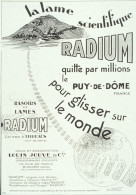 La Lame Scientifique Radium Puy-De-Dôme Rasoir Thiers (Photo) - Objects