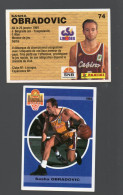 (Basket) Image PANINI 1994 N°74 SASHA OBRADOVIC   (PPP42672B) - Other & Unclassified