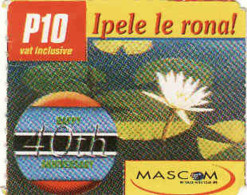 Botswana, Prepaid P 10 Card, Mascom - Botswana