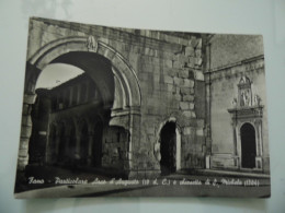 Cartolina Viaggiata "FANO Particolare Arco D 'Augusto E Chiesetta S. Michele" 1948 - Fano