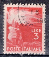 Italy 1945 Single Definitive Stamp In Fine Used - Gebraucht