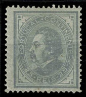 Portugal, 1880/1, # 54 Dent. 12 3/4, MH - Unused Stamps