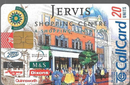 CARTE-PUCE-1996-IRELANDE-SHOPPING CENTRE JERVIS-20U-R°Glacé-TBE-RARE - Irland