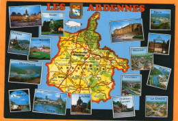 Carte Géographique - LES ARDENNES - 08 - Cartes Géographiques
