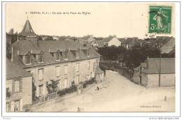 44 - DERVAL (L.-I.) - Un Coin De La Place De L'Eglise - Collection Briand N° 3 - Derval