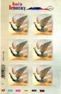 South Africa - 2022 Road To Democracy Dove Sheet Original Printing White Back  (**) - Nuovi