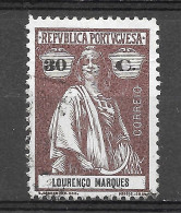Moçambique Lourenço Marques 1914 -  Tipo CERES - Afinsa 129 - Lourenco Marques