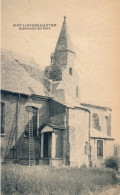 ST.LIEVENS HAUTEM   ACHTERZICHT DER KERK           2 SCANS - Sint-Lievens-Houtem