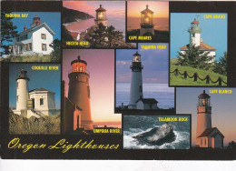 Lighthouses Of The Oregon Coast, Multiview, USA- Unused  Postcard - - Altri & Non Classificati