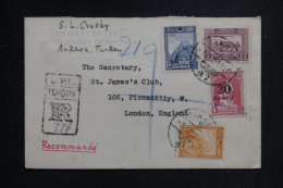TURQUIE - Enveloppe De L'Ambassade Des USA En Recommandé Pour Londres  - L 144015 - Covers & Documents