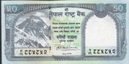 NEPAL  P63a  50 RUPEES  2008 Signature 14   UNC. - Népal