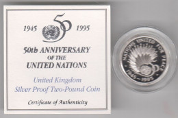 Great Britain UK 1995 United Nations Coin - Silver Proof - Mint Sets & Proof Sets