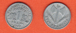 FRANCE   1 FRANC 1942 (KM # 902.1) #7228 - 1 Franc