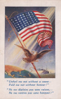 " AMERICAN FLAG " - AIGLE - " UNFURL ME NOT WITHOUT A CAUSE...FOLD ME NOT WITHOUT HONOUR - Autres & Non Classés