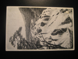 1955 To Belgrade Yugoslavia SWALLOW FALLS Betws-Y-Coed Conwy Valley Postcard ENGLAND UK GB - Zu Identifizieren